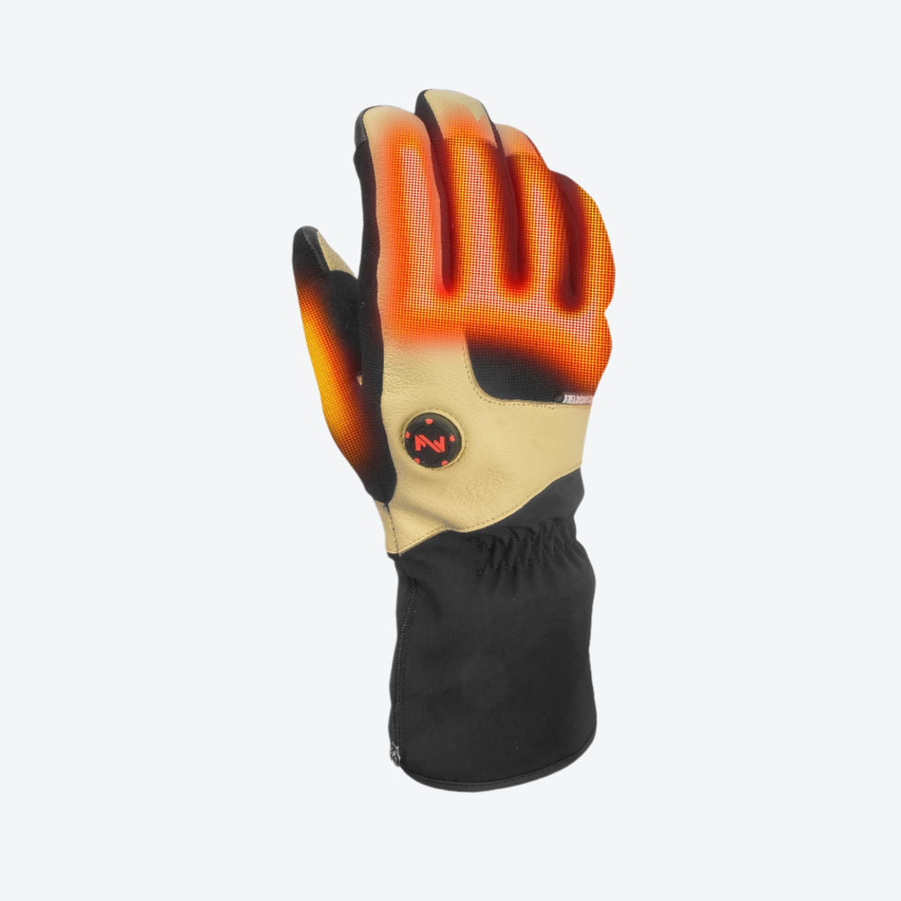 Mobile Warming Technology Gloves Tan Blacksmith Heated Workglove Heated Clothing
