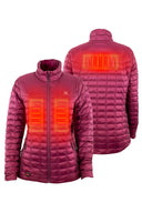 Backcountry Heated Jacket Women's - Burgundy