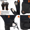 Mobile Warming Technology Gloves Heated Glove Liner Heated Clothing