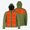 Crest Heated Jacket Men's - Olive Green