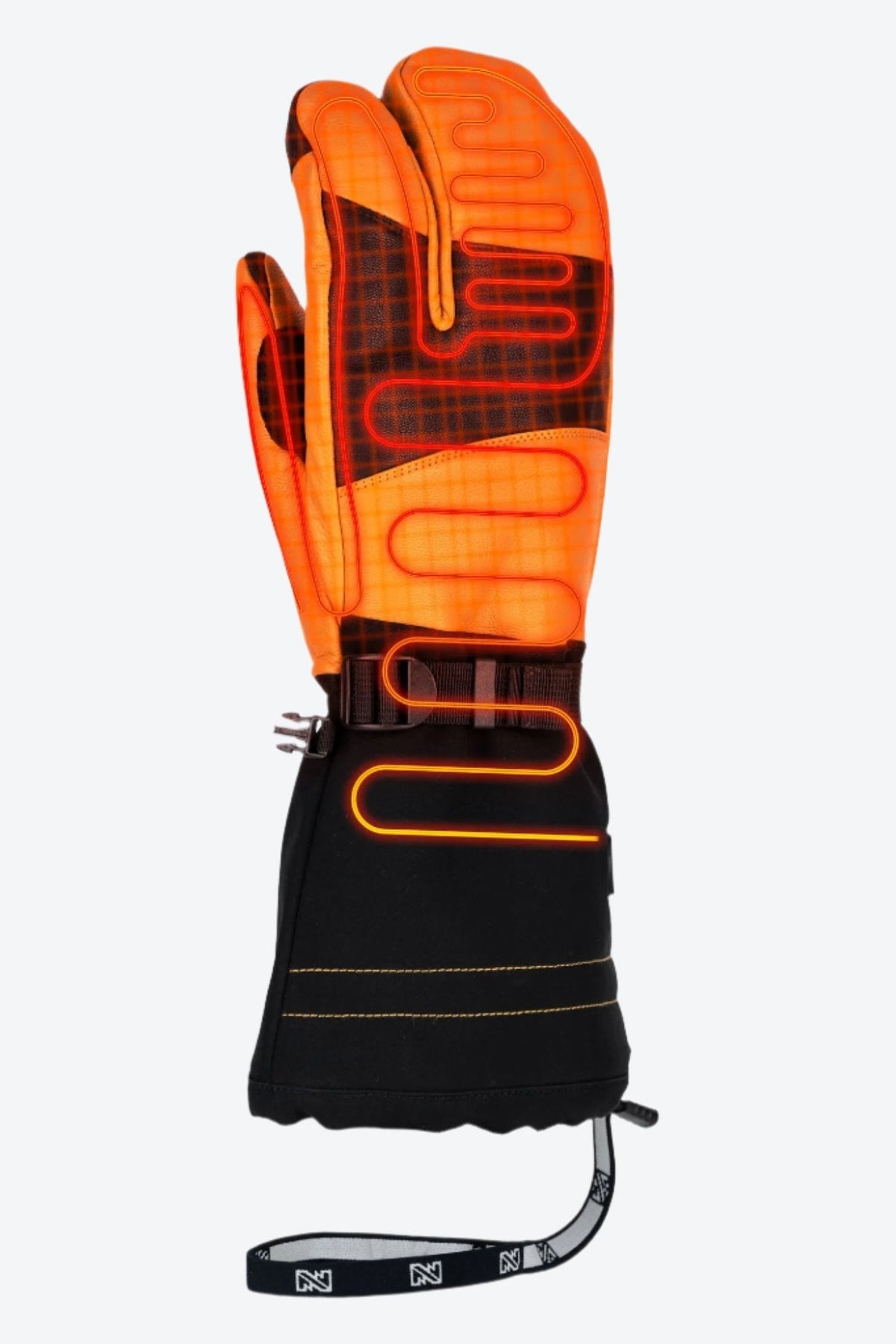 USB Heated Gloves – Electric Warming Thermal Ski Gloves, Touchscreen, Windproof, Navy