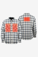Heated Flannel Jacket Men's - Grey