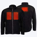 Mobile Warming Technology Jacket Trek 2.0 Fleece Jacket Men's - Black Heated Clothing