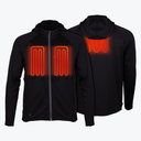 Mobile Warming Technology Baselayers Element Mid-Layer Full Zip Hoodie Men's - Black Heated Clothing