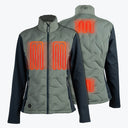 Mobile Warming Technology Jacket Aria Hybrid Jacket Women's - Sage/Olive Heated Clothing