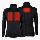 Mobile Warming Technology Baselayers Element Mid-Layer 1/4 Zip LS Shirt Women's - Black Heated Clothing