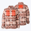 Mobile Warming Technology Jacket Upland Sherpa Printed Long Jacket Women's - Clay Aztec Heated Clothing
