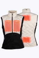 Aria Hybrid Vest Women's - Cream/Black