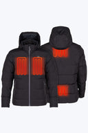 Mobile Warming Technology Jacket Crest 2.0 Down Jacket Men's - Black Heated Clothing - product view 2