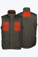 Mobile Warming Technology Vest Duke Heated Vest Men's - Forest Green Heated Clothing
