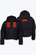 Mobile Warming Technology Jacket Cloud IX Crop Puffer Heated Jacket Women's - Black Heated Clothing