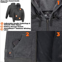 Mobile Warming Technology Jacket Phase Plus Heated Hoodie (Clearance) Heated Clothing
