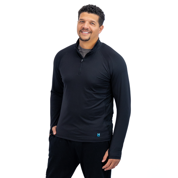 Mobile Cooling® Men's Long Sleeve Shirt 1/4 Zip