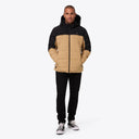 Mobile Warming Technology Jacket Crest 2.0 Down Jacket Men's - Tan/Black Heated Clothing