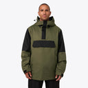 Mobile Warming Technology Jacket Denali Anorak 1/4 Zip Hoodie Men's - Olive Heated Clothing