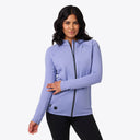 Mobile Warming Technology Baselayers Element Mid-Layer Full Zip Hoodie Women's - Periwinkle Heated Clothing