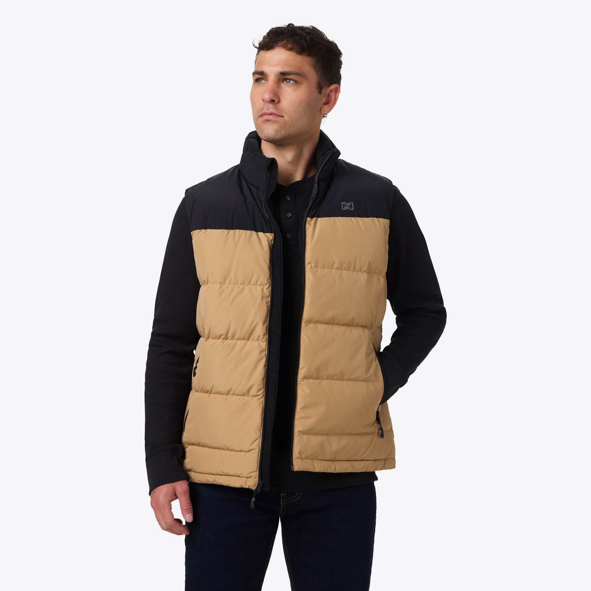Crest 2.0 Down Vest Men's - Tan/Black – Fieldsheer Canada