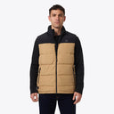 Crest 2.0 Down Vest Men's - Tan/Black