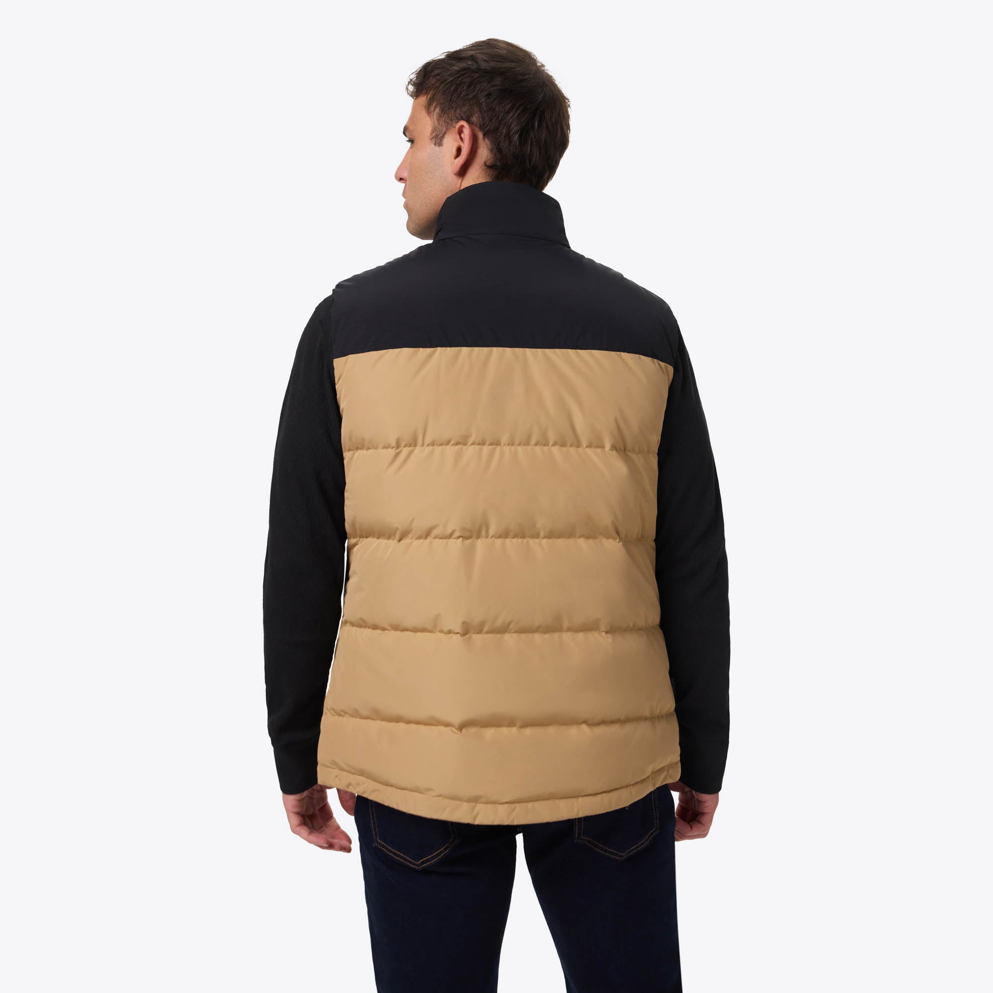 Crest 2.0 Down Vest Men's - Tan/Black – Fieldsheer Canada