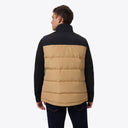 Crest 2.0 Down Vest Men's - Tan/Black