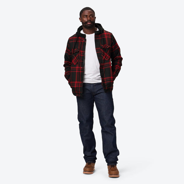 Flannel Hoodie Heated Jacket Men’s