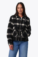 Mobile Warming Technology Jacket Kodiak Plaid Heated Jacket Women's - Black/White Heated Clothing
