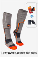 Pro Merino Heated Socks Unisex - Grey
