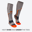 Mobile Warming Technology Sock Pro Merino Heated Socks Unisex Heated Clothing