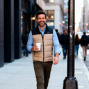 Crest 2.0 Down Vest Men's - Tan/Black