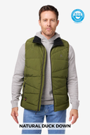 Crest Heated Down Vest Men's -  Olive Green