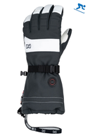 Aerial Heated Snow Glove Women's - White/Grey