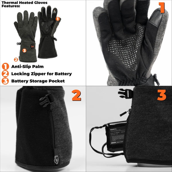 Thermal Heated Glove Women's
